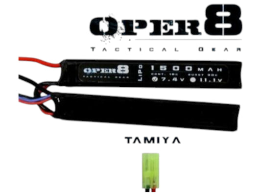 Oper8 7.4v Lipo Cranestock 1500MAH Tamiya