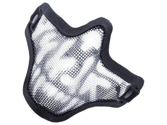 Nuprol Mesh Lower Face Shield Skull - Black