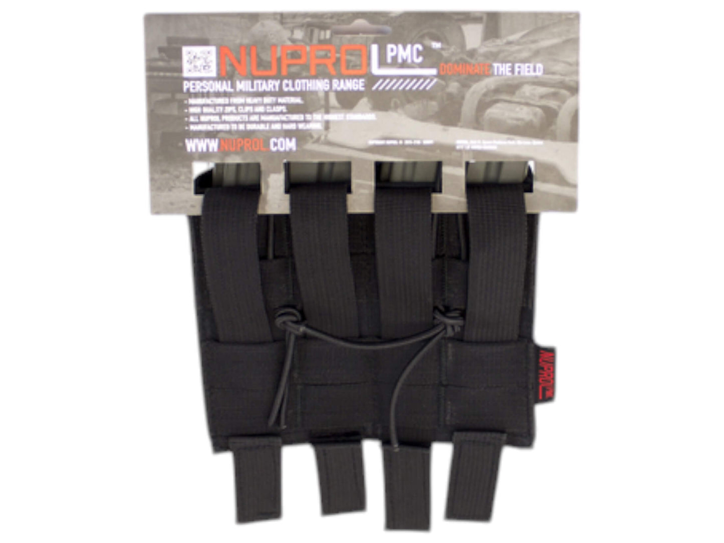 Nuprol PMC M4 Double Open Mag Pouch - Black