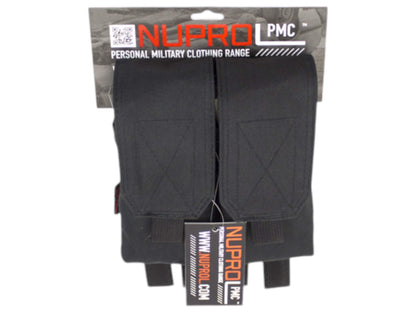 Nuprol PMC M4 Double Flap Lid Mag Pouch - Black