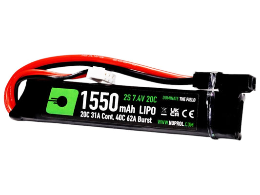 Nuprol 1550mAh 7.4V Lipo Stick Mini Tamiya