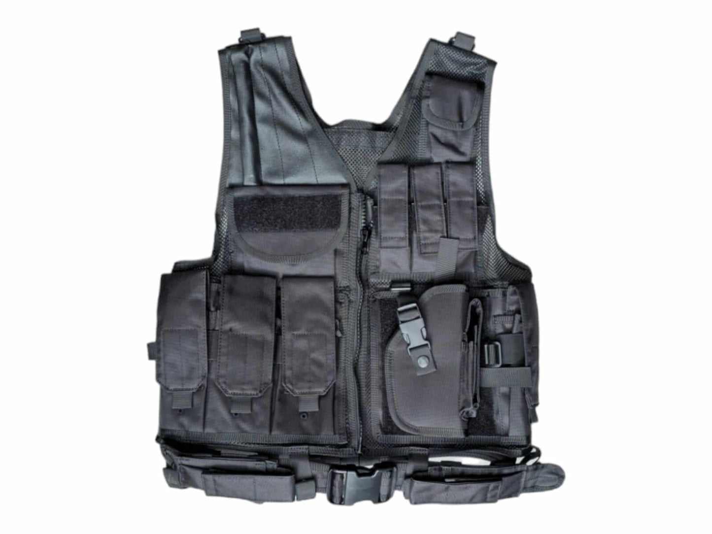 Cross-draw Tactical Vest - Black