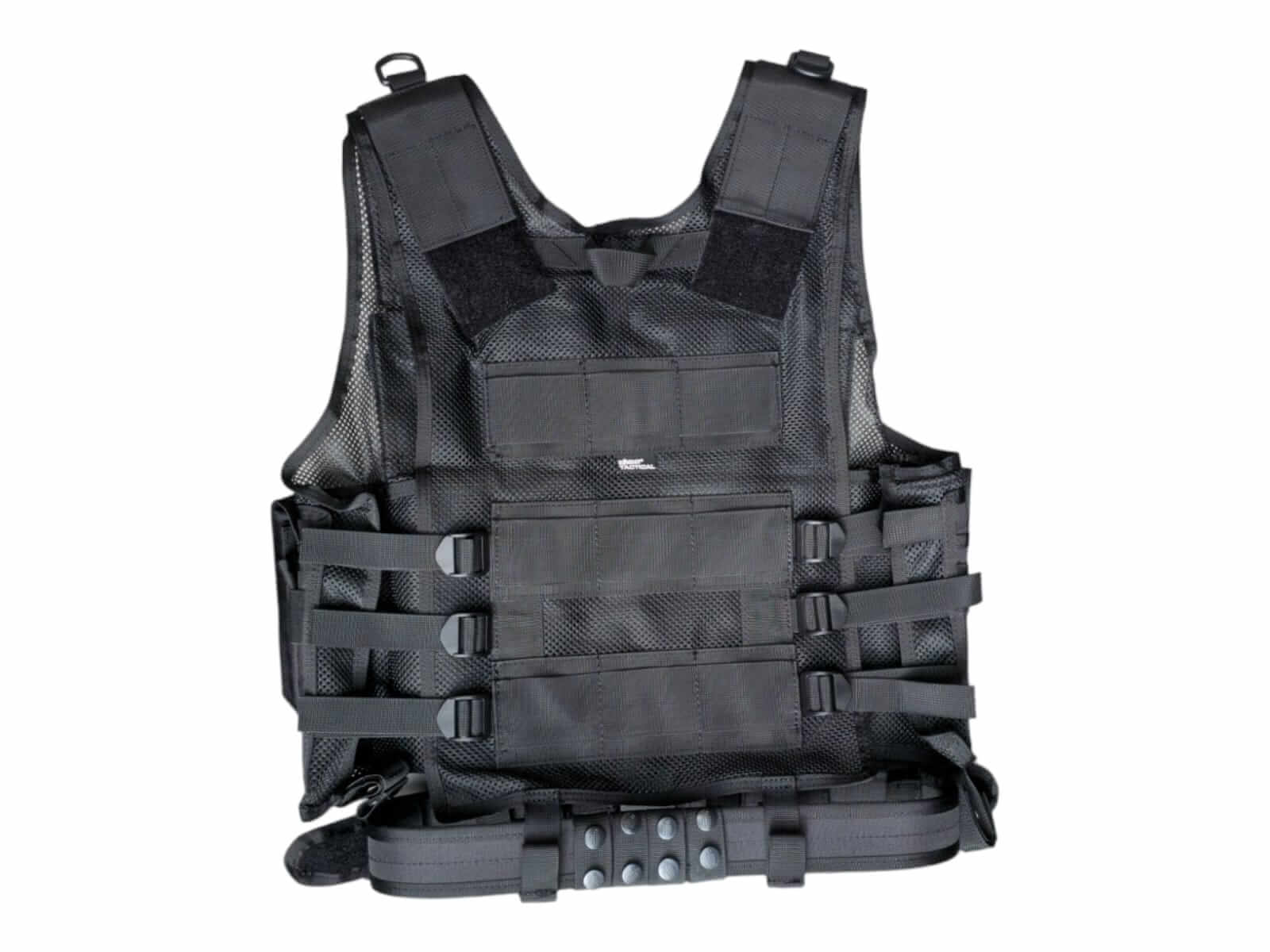 Cross-draw Tactical Vest - Black – Titan Forge Airsoft