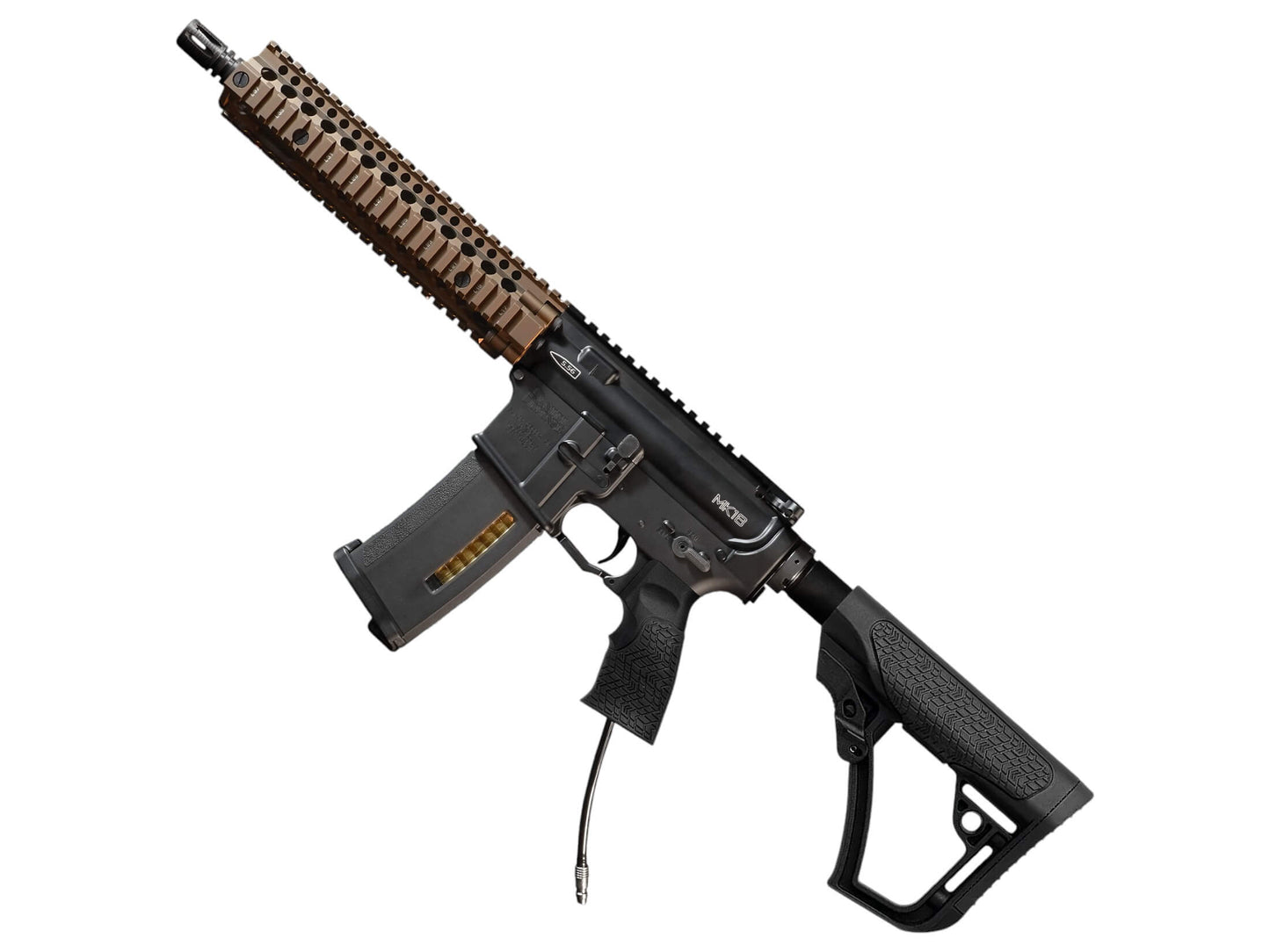 Wolverine Airsoft x EMG Daniel Defence MTW Mk18 HPA - DD Black