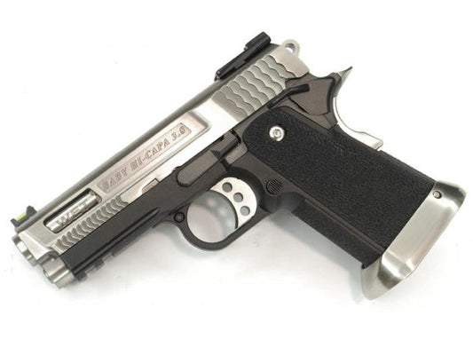 Hi-Capa 3.8 Force (waved groove)Semi / Full Auto Silver Model