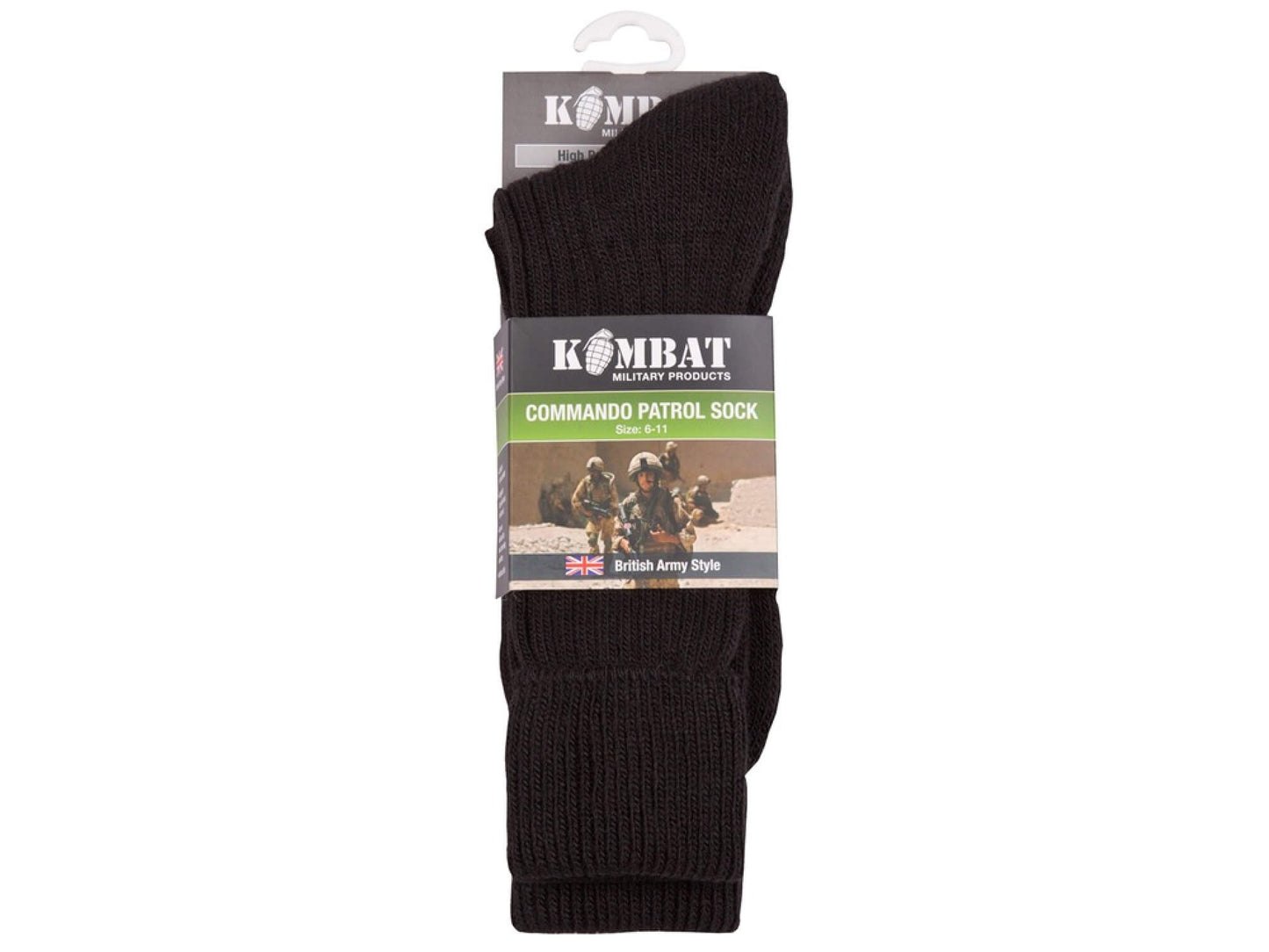 Patrol Socks (Size 6-11) - Black