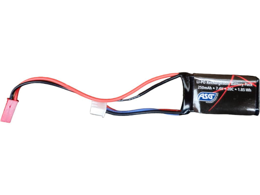 ASG 7.4V 250 mAh 20C Li-Po Battery for HPA engines