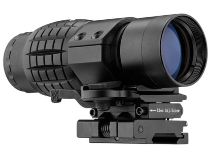 Lancer Tactical 1-3X Magnifier With Flip-Side Mount (CA-440)