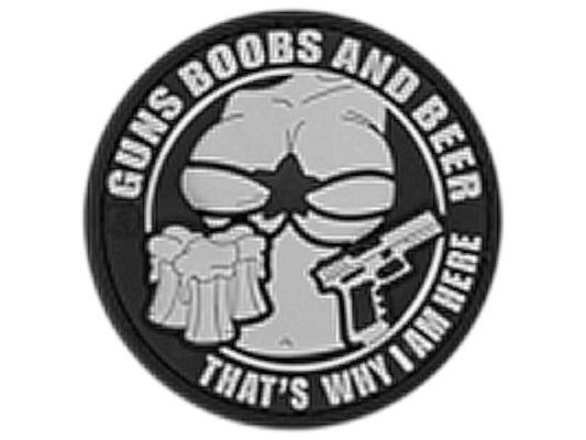 Guns Boobs and Beer Rubber Patch