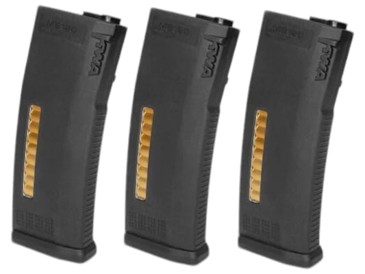 KWA MS120 Mid-Cap Magazine (120 Rounds) - M4/M16 - 3 pack