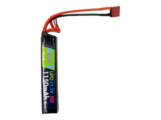 Rebel Battery - 1150mAh Lipo 11.1V 20C Stick -Deans