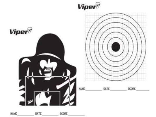 Viper Pro BB Paper Targets x100