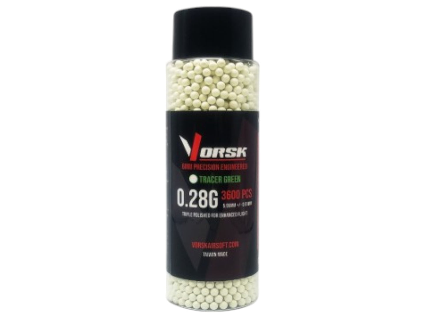 VORSK Tracer Green 0.28g 3600rd Bottle