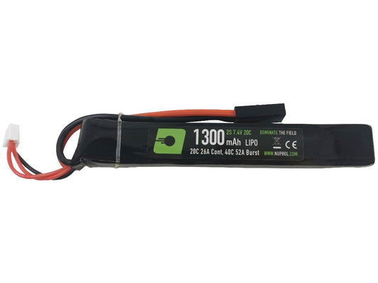 Nuprol Power 1300mah 7.4v 20c Stick Type